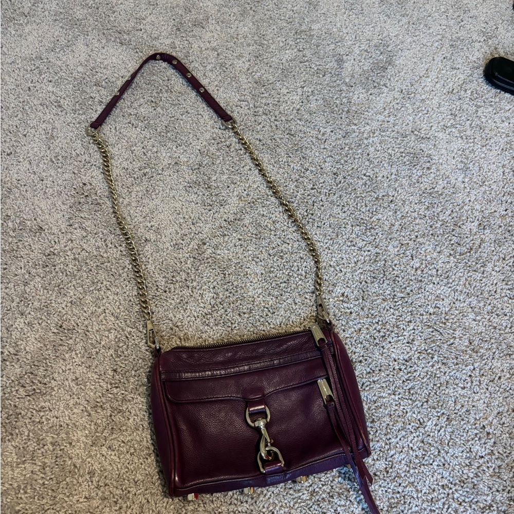 Rebecca Minkoff Deep Purple Leather Bag
